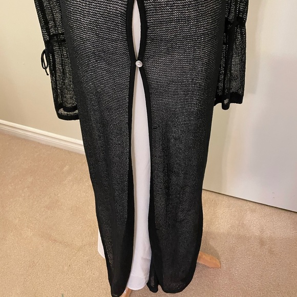Bedo long semi sheer cardigan with flare sleeves - Picture 14 of 16